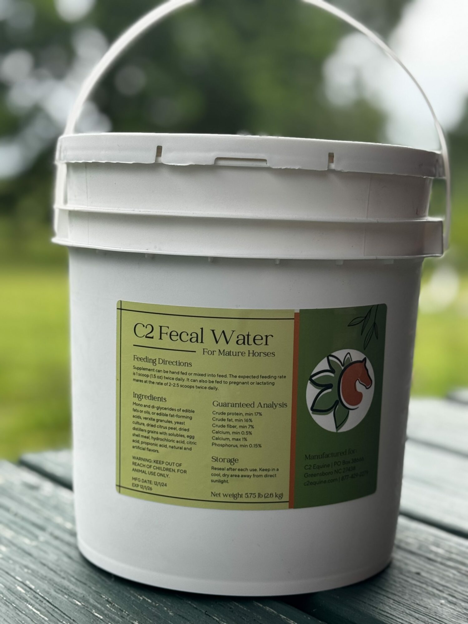 C2 Fecal Water bucket